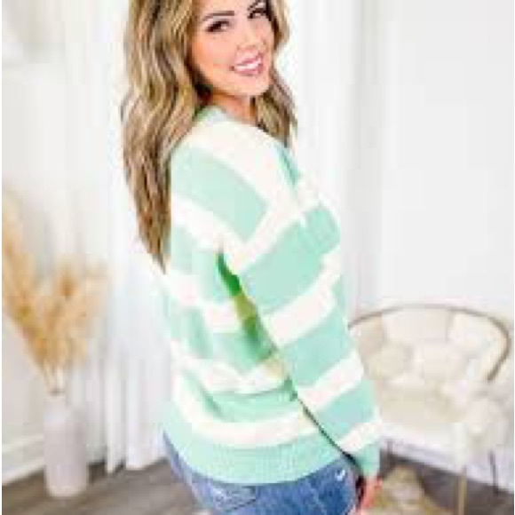 Tanya Taylor Maisie Knit / 3X / ARAUCANA/SEASALT - Picture 9 of 16